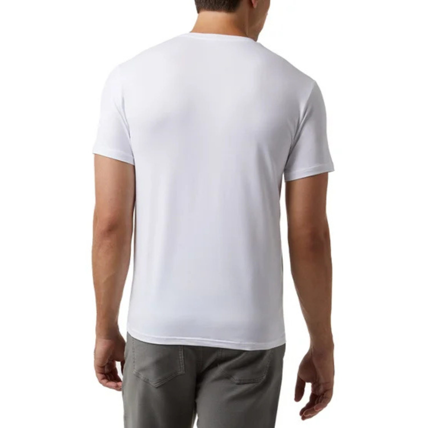 32° COOL -  Paquet de 4 Chandails Manches Courtes pour Homme-Mens-4-Pack-Short-Sleeve-t-Shirt-Blanc-White-5679040-1878924