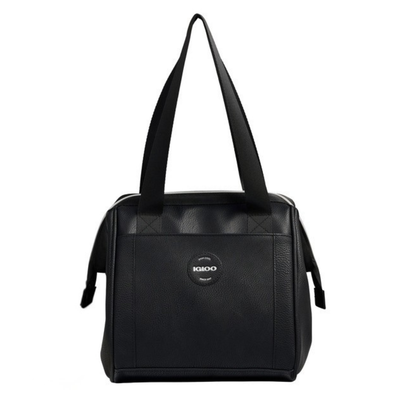 IGLOO - Sac-Repas Isotherme Luxe-Lunch-tote-cooler-bag-noir-black-2014223