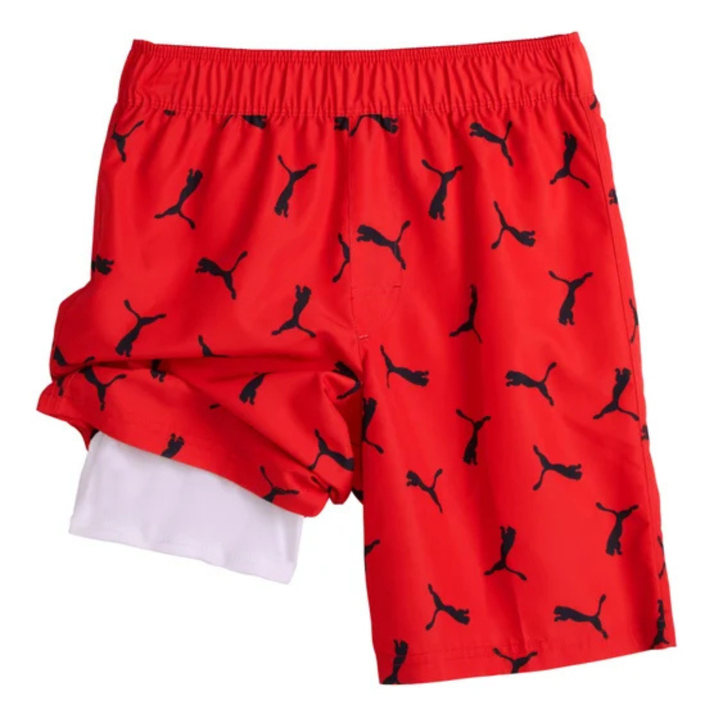 PUMA - Ensemble 2 Pièces Maillot Dermoprotecteur pour Garçon-Boys-rashguard-swin-set-2-piece-Rouge-Blanc-Marine-Red-White-Navy-7325501-1969744