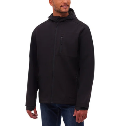 BENCH - Manteau Coquille Souple pour Homme-Mens-Softshell-Jacket-Noir-Black-1442002-1958691