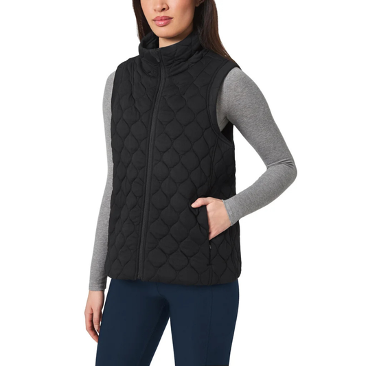 KIRKLAND SIGNATURE - Veste Matelassée pour Femme-Womens-quilted-vest-Noir-Black-7771811-1922499