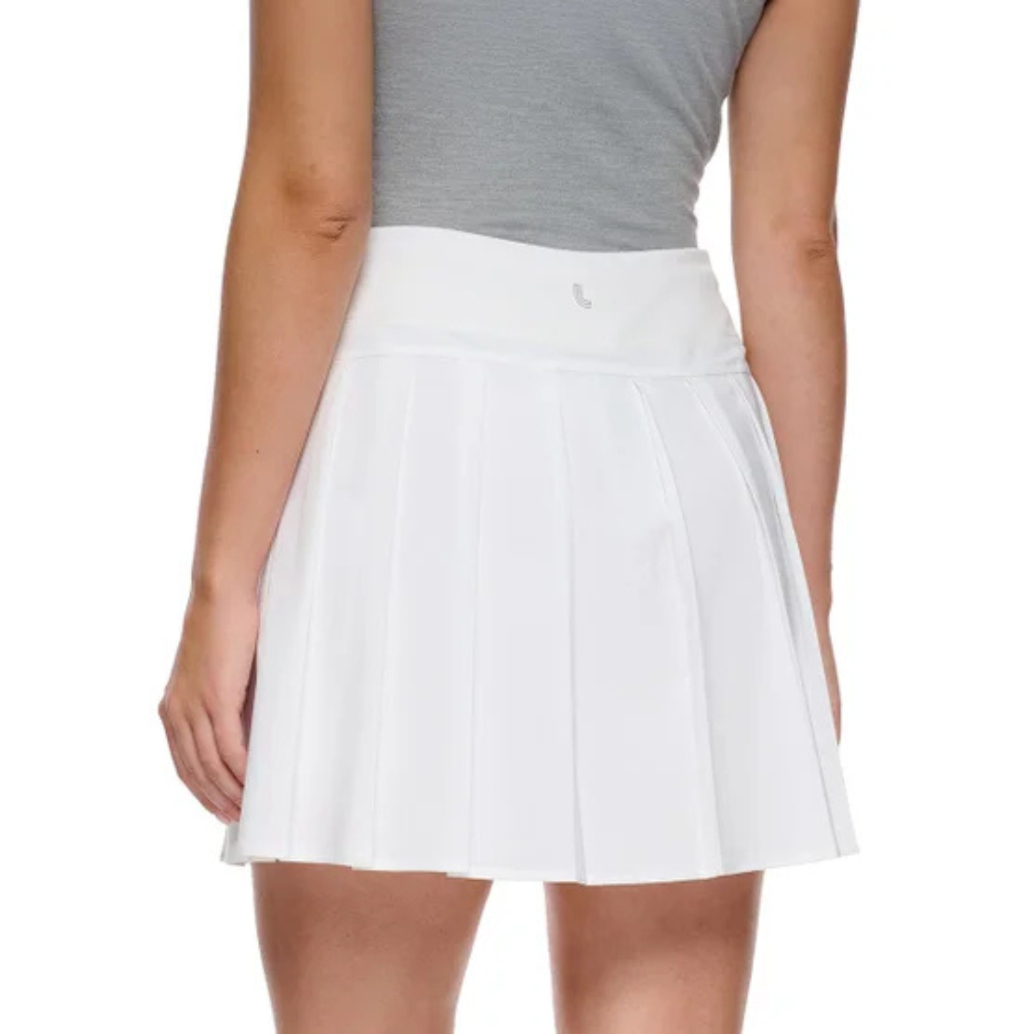 LOLË - Jupe-Short Plissé pour Femme-Womens-Pleated-Skort-Blanc-White-1969453-1980440