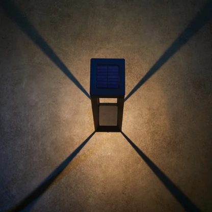 PRISMAX SOLUTIONS - Ensemble de 2 Lampes Solaires de Parterre-Set-Of-2-Pathway-Bollard-Solar-light-1806355