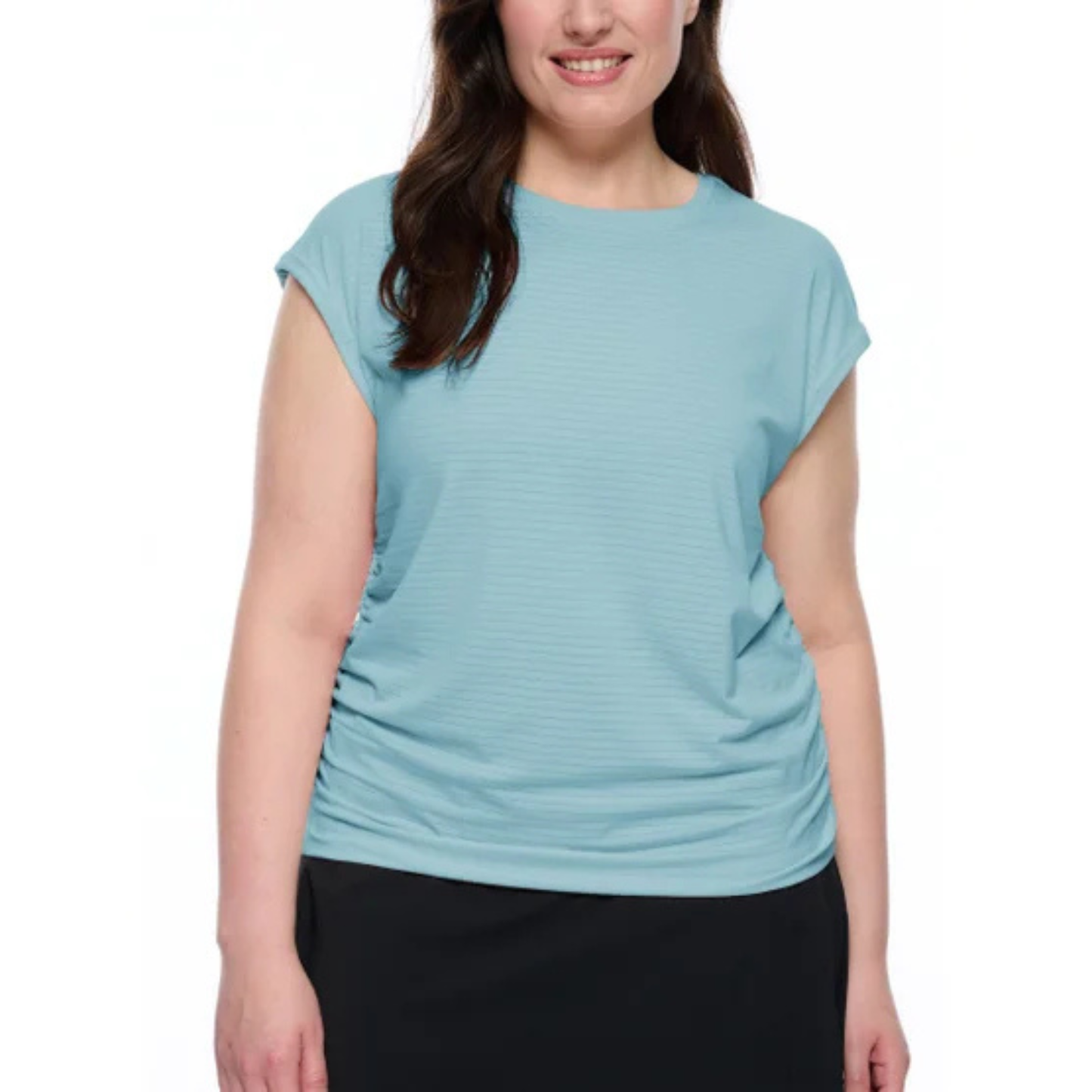 LOLË - Chandail Léger pour Femme-Womens-T-Shirt-Bleu-Blue-1180144-1951359