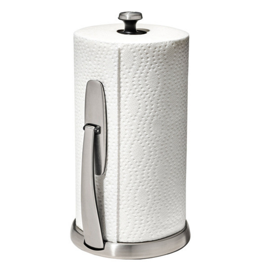 OXO - Support à Essuie-Tout SimplyTear-Paper-Towel-Holder-Acier-Inoxydable-Stainless-Steel-1796158
