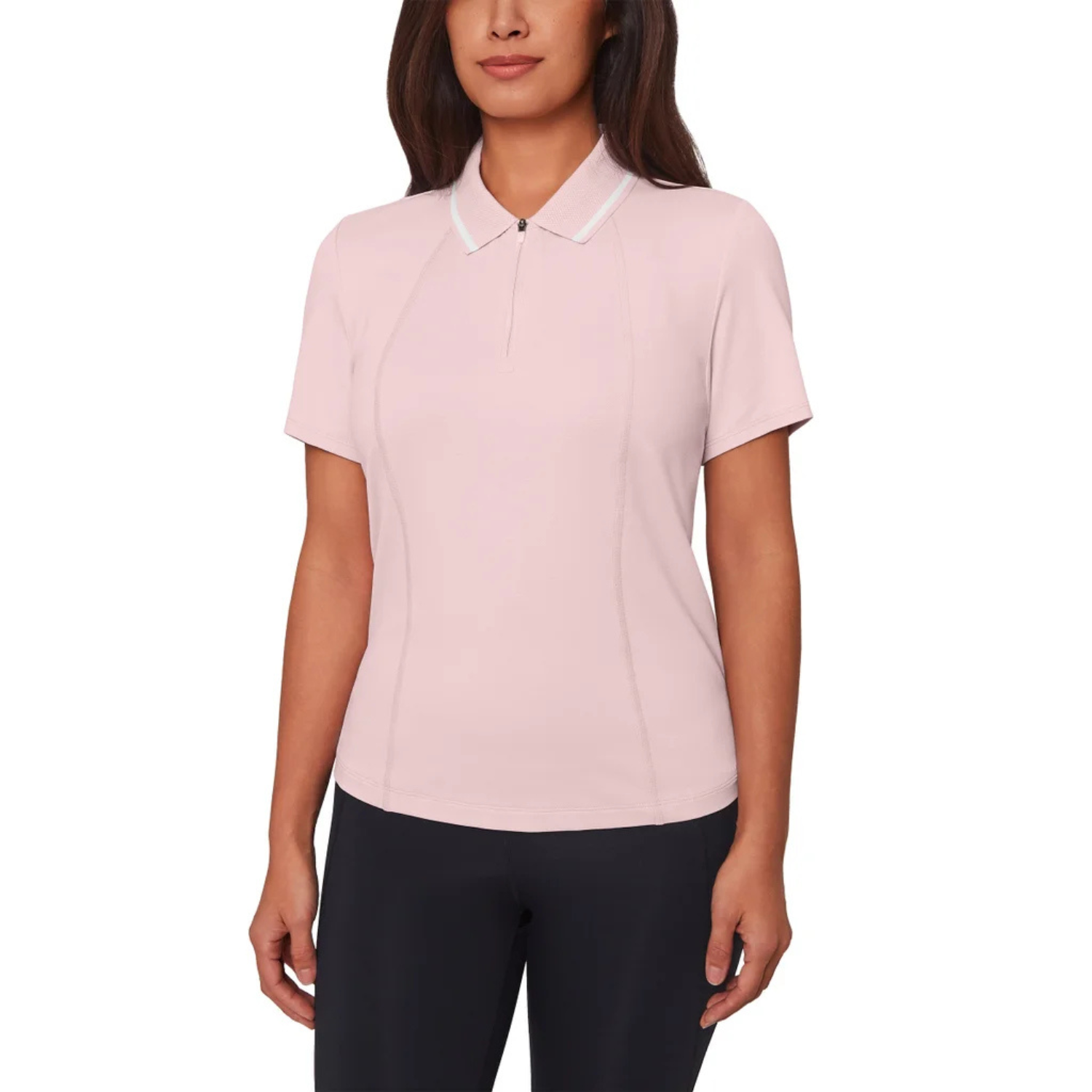 MONDETTA - Polo Manches Courtes pour Femme-Womens-Short-Sleeve-Polo-Rose-Pink-1903731-1916312