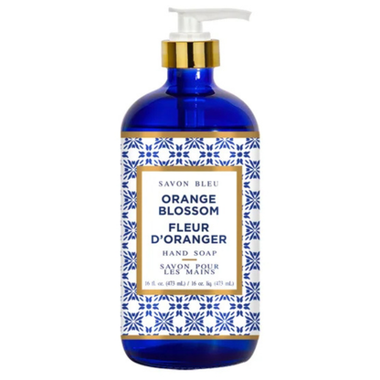 SAVON BLEU - Ensemble de 4 Bouteilles de Savons pour les Mains-Set-of-4-Hand-Soaps-in-Glass-Bottles-1994328