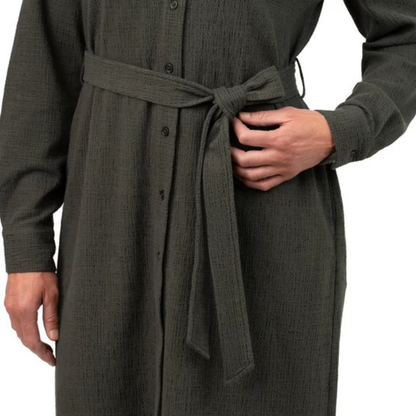 KERSH - Robe à Manches Longues pour Femme-Womens-Long-Sleeve-Dress-vert-green-1942128-1942123