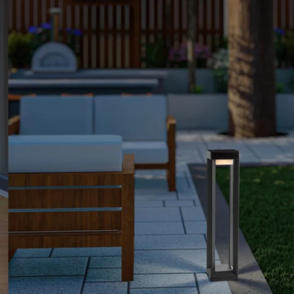 PRISMAX SOLUTIONS - Ensemble de 2 Lampes Solaires de Parterre-Set-Of-2-Pathway-Bollard-Solar-light-1806355