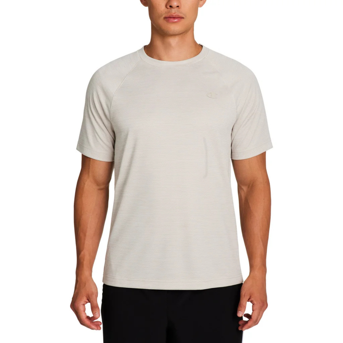 CHAMPION - Chandail Manches Courtes pour Homme-Mens-T-Shirt-Beige-1943900-1970915