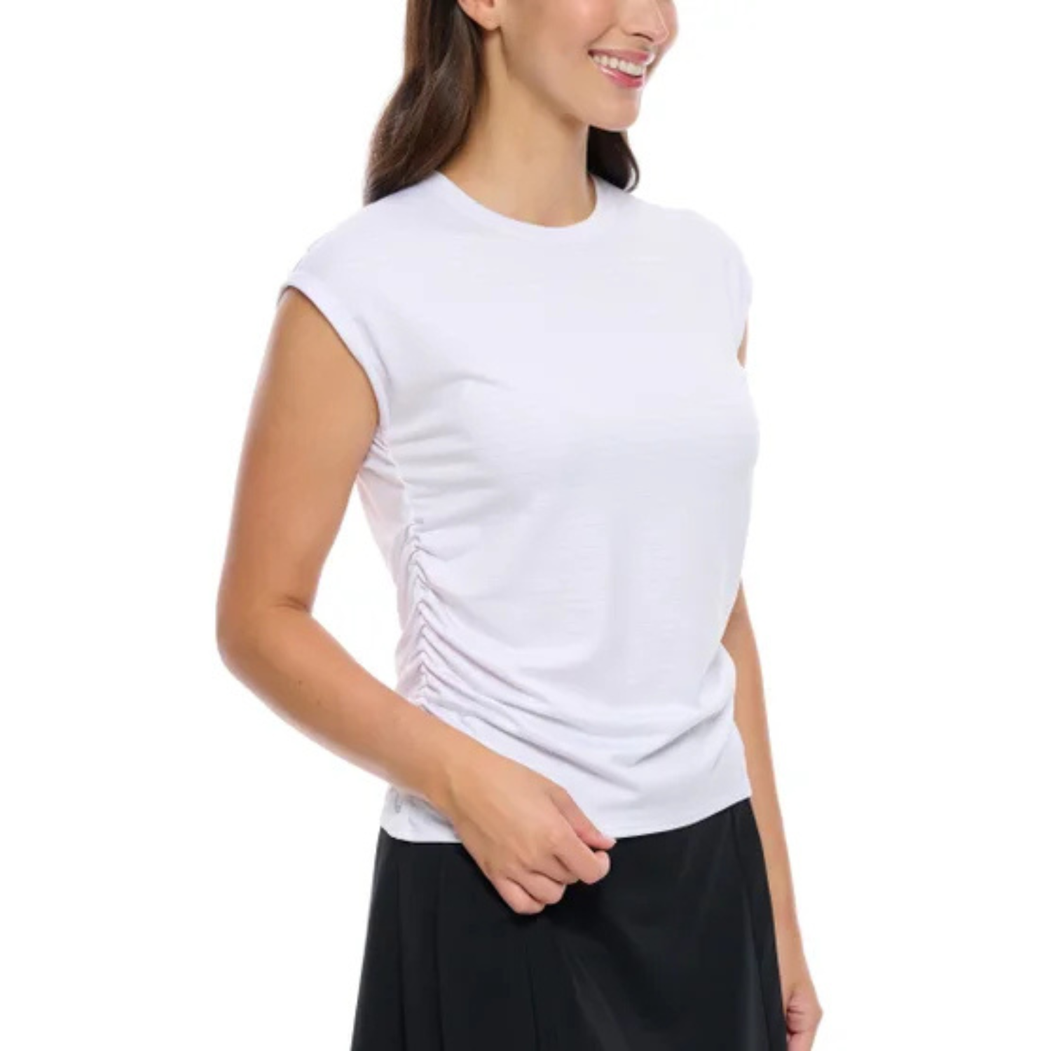 LOLË - Chandail Léger pour Femme-Womens-T-Shirt-Blanc-White-1180144-1951357