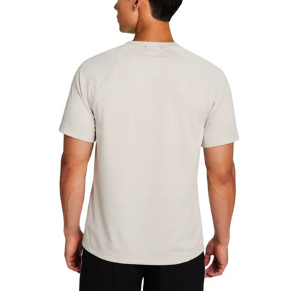 CHAMPION - Chandail Manches Courtes pour Homme-Mens-T-Shirt-Beige-1943900-1970915