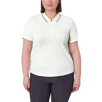 MONDETTA - Polo Manches Courtes pour Femme-Womens-Short-Sleeve-Polo-Blanc-white-1903731-1916313