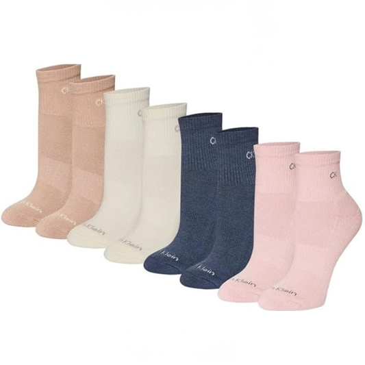 CALVIN KLEIN - 8 Paires de Chaussettes pour Femme-Womens-Sock-8-Pair-Multi-1937503