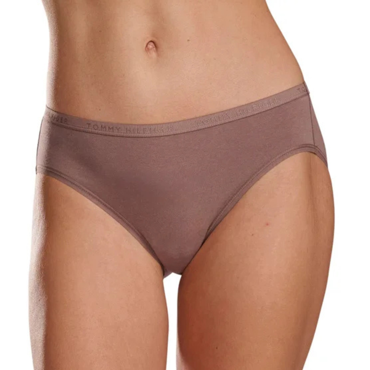 TOMMY HILFIGER - Paquet de 5 Culottes pour Femme-Womens-5-Pack-Classic-Bikini-Noir-Beige-Brun-Blanc-Neutre-Black-Brown-White-Neutral-1941418-1951153