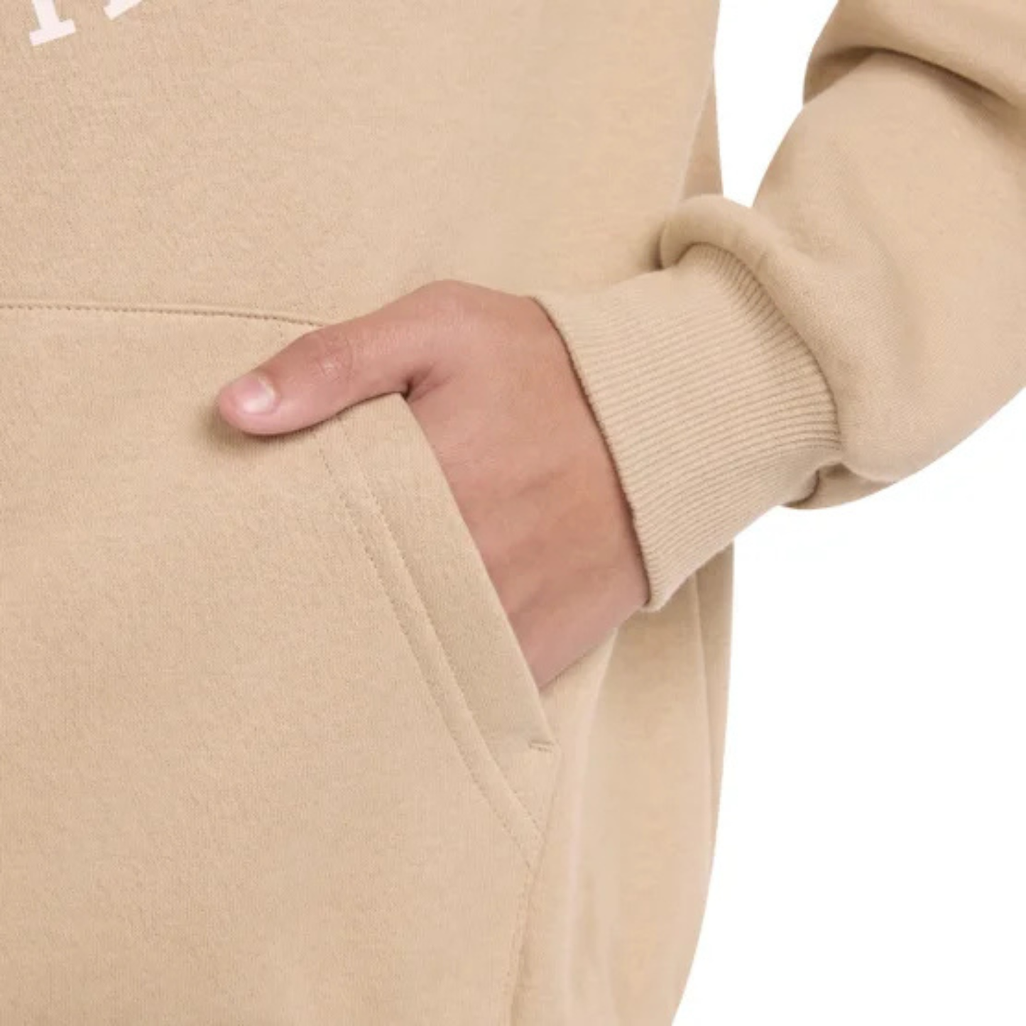 CONVERSE - Chandail à Capuchon en molleton pour Enfant-Kids-Fleece-Hoodie-Beige-7582525-1981023