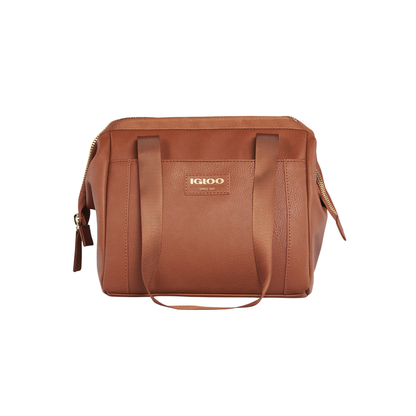 IGLOO - Sac-Repas Isotherme Luxe-Lunch-tote-cooler-bag-Brun-cognac-Brown-2014223
