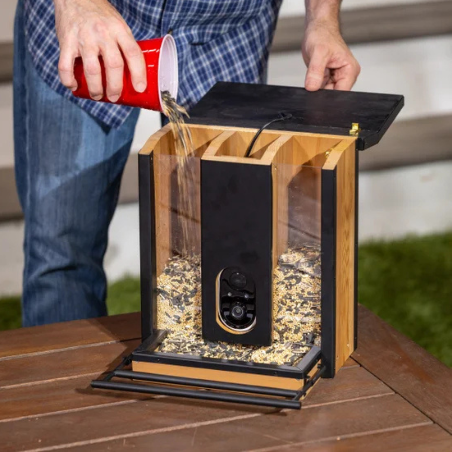 EVERGREEN - Mangeoire Solaire Intelligente-Solar-Smart-Bird-Feeder-1807218