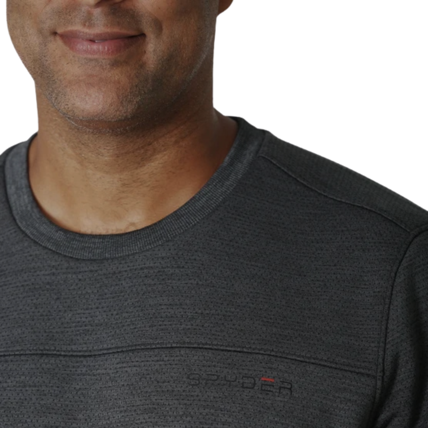 SPYDER - Chandail à Col Rond pour Homme-Mens-Crewneck-Gris-Grey-1999830-1943987