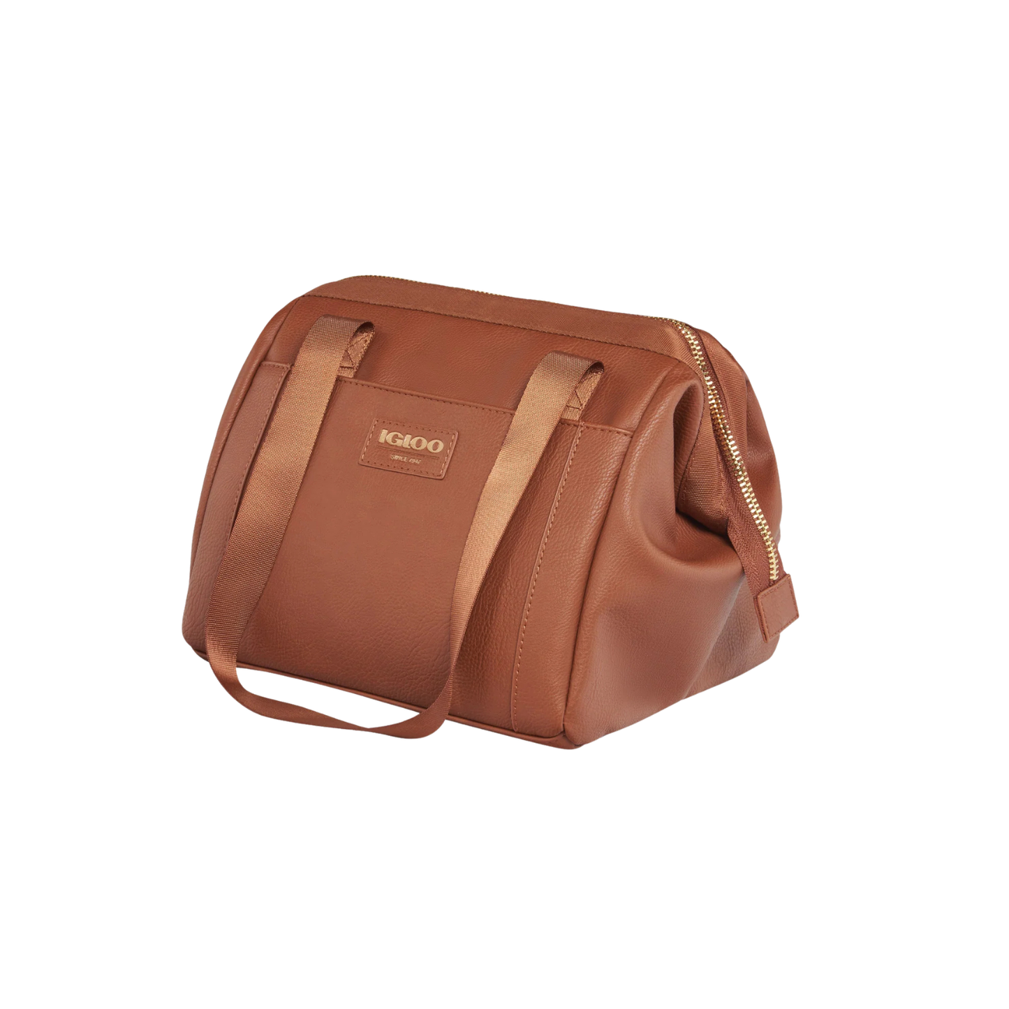 IGLOO - Sac-Repas Isotherme Luxe-Lunch-tote-cooler-bag-Brun-cognac-Brown-2014223