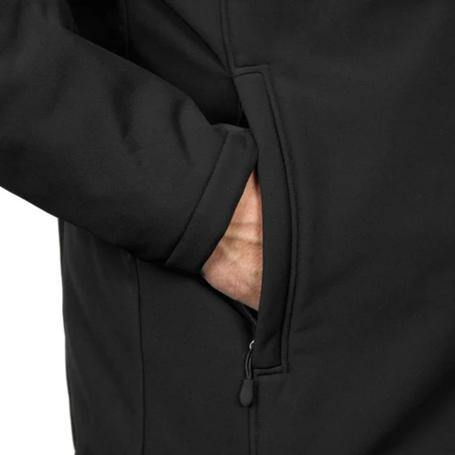 KIRKLAND SIGNATURE -  Manteau Coquille Souple pour Homme-Mens-Softshell-Jacket-Noir-Black-1884000-1916167