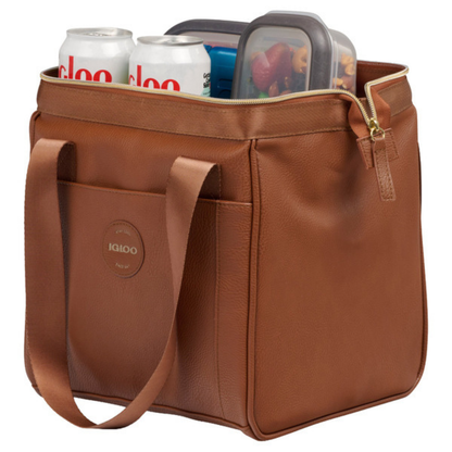 IGLOO - Sac-Repas Isotherme Luxe-Lunch-tote-cooler-bag-Brun-cognac-Brown-2014223