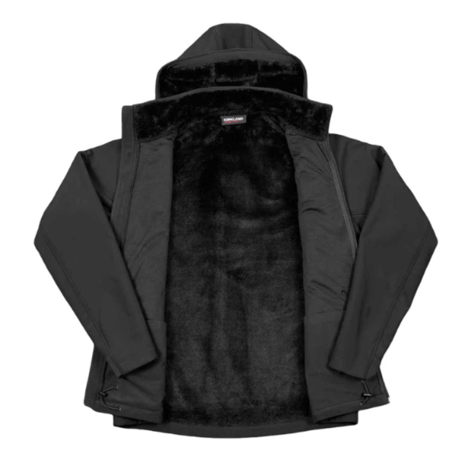 KIRKLAND SIGNATURE -  Manteau Coquille Souple pour Homme-Mens-Softshell-Jacket-Noir-Black-1884000-1916167