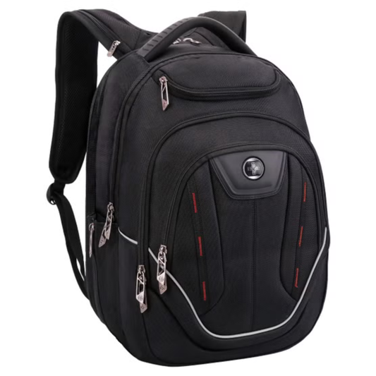 Swiss Digital - Sac à Dos Noir Terabyte avec Localisateur SDD - Terabyte Black Backpack with SDD Finder