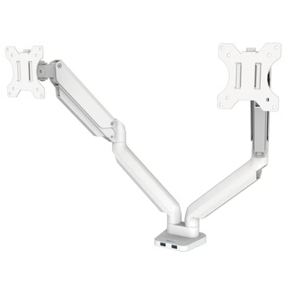 FELLOWES - Bras Porte -Écrans Double Platinum Séries - Platinum Series Dual Monitor Arm