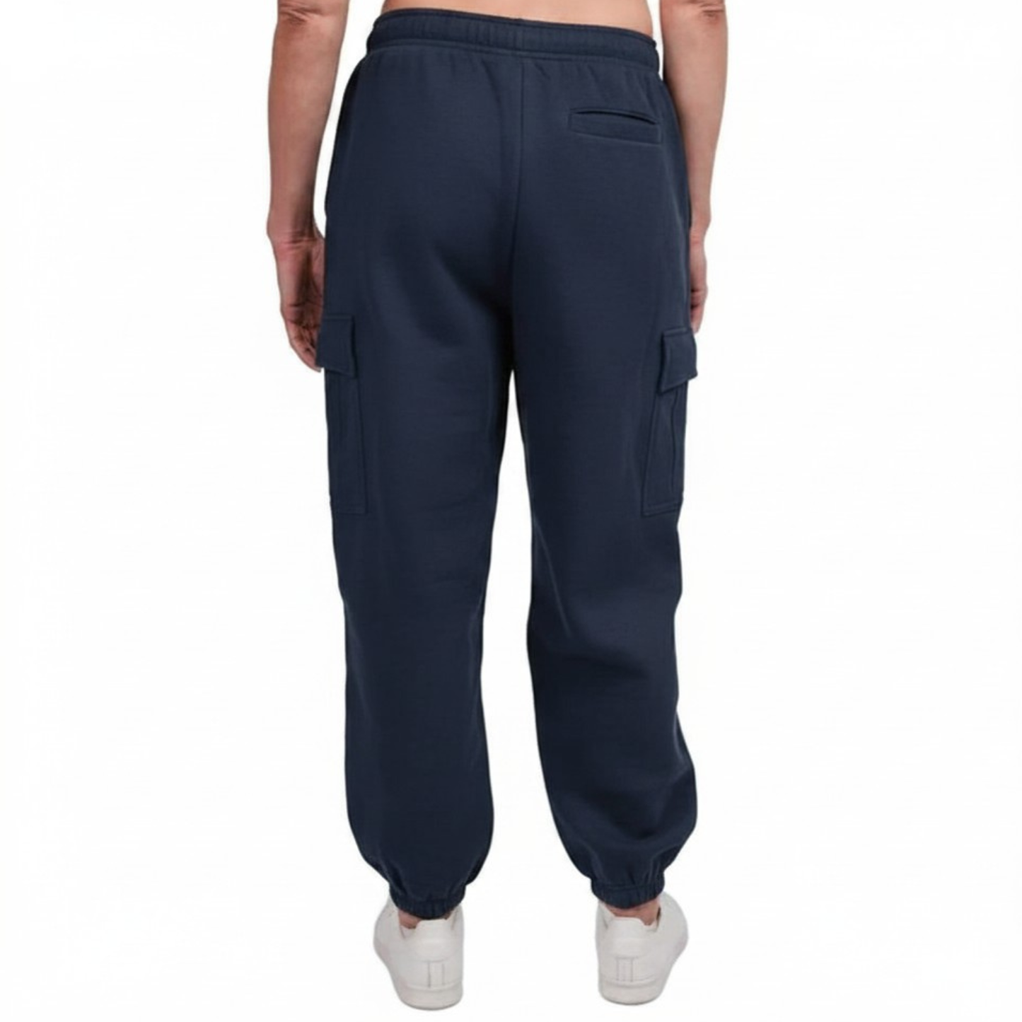 TUFF ATHLETICS - Pantalon Cargo en Molleton pour Femme-Womens-Fleece-Cargo-Jogger-Marine-Bleu-Navy-blue-1930075