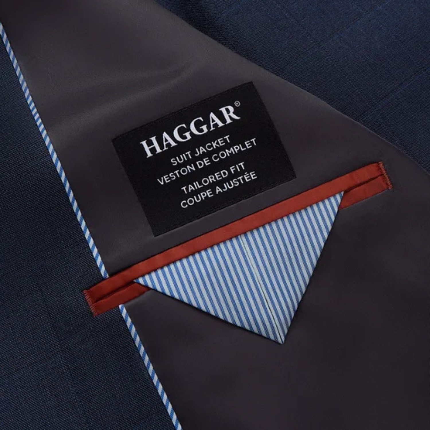 HAGGAR - Veston de Complet pour Homme-Mens-Suit-Jacket-Bleu-Marine-Blue-Marine-1772501-1986852