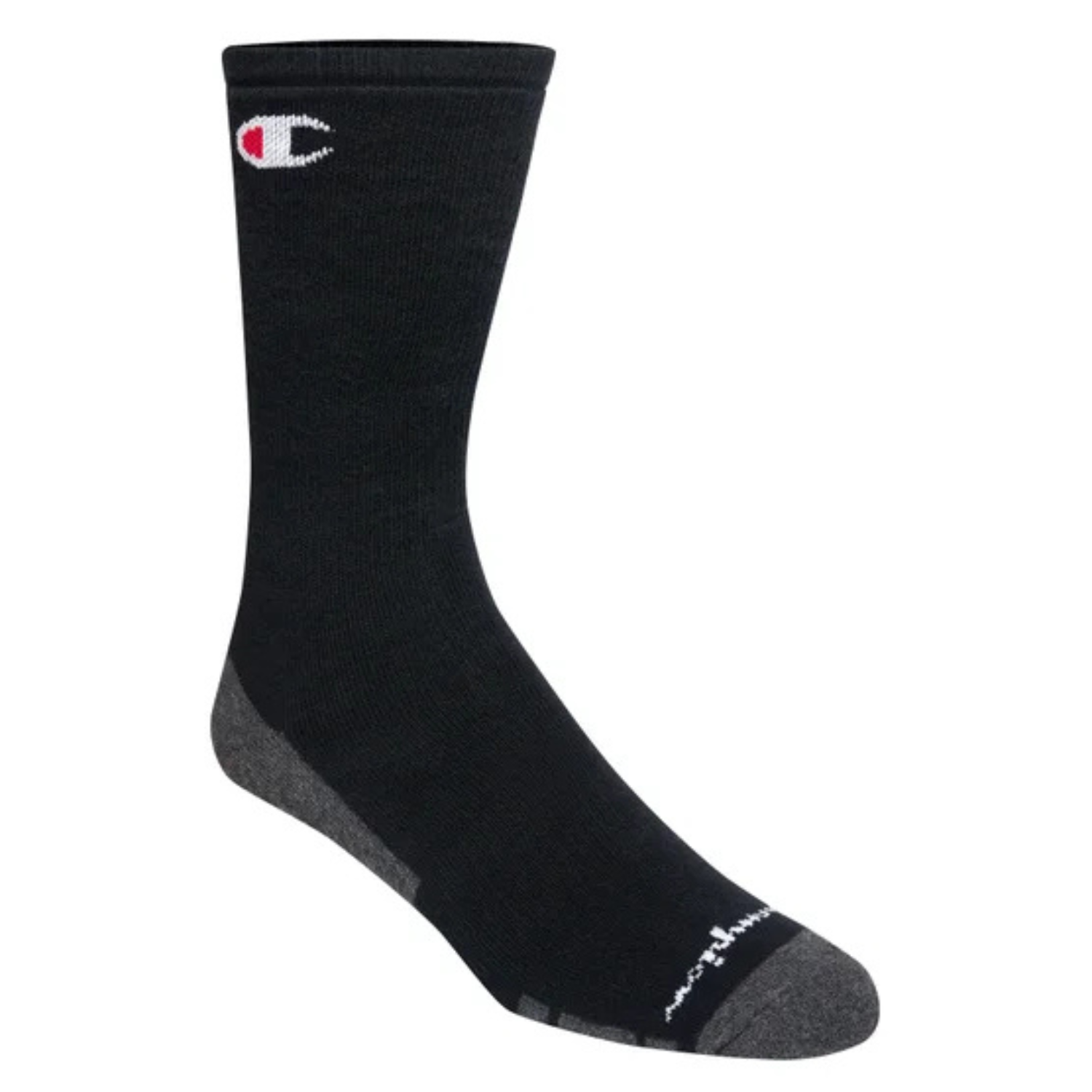 CHAMPION - Paquet de 8 Paires de Chaussettes Mi-Mollet pour Homme-Mens-Crew-Socks-8-Pair-Noir-Black-3952222