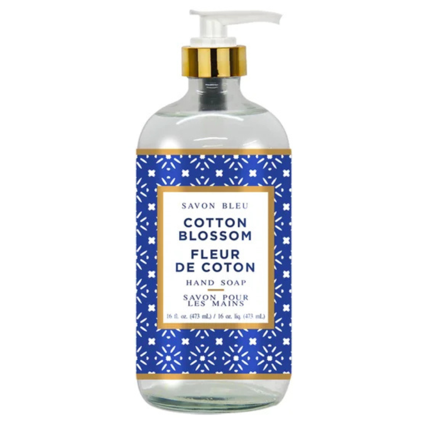 SAVON BLEU - Ensemble de 4 Bouteilles de Savons pour les Mains-Set-of-4-Hand-Soaps-in-Glass-Bottles-1994328