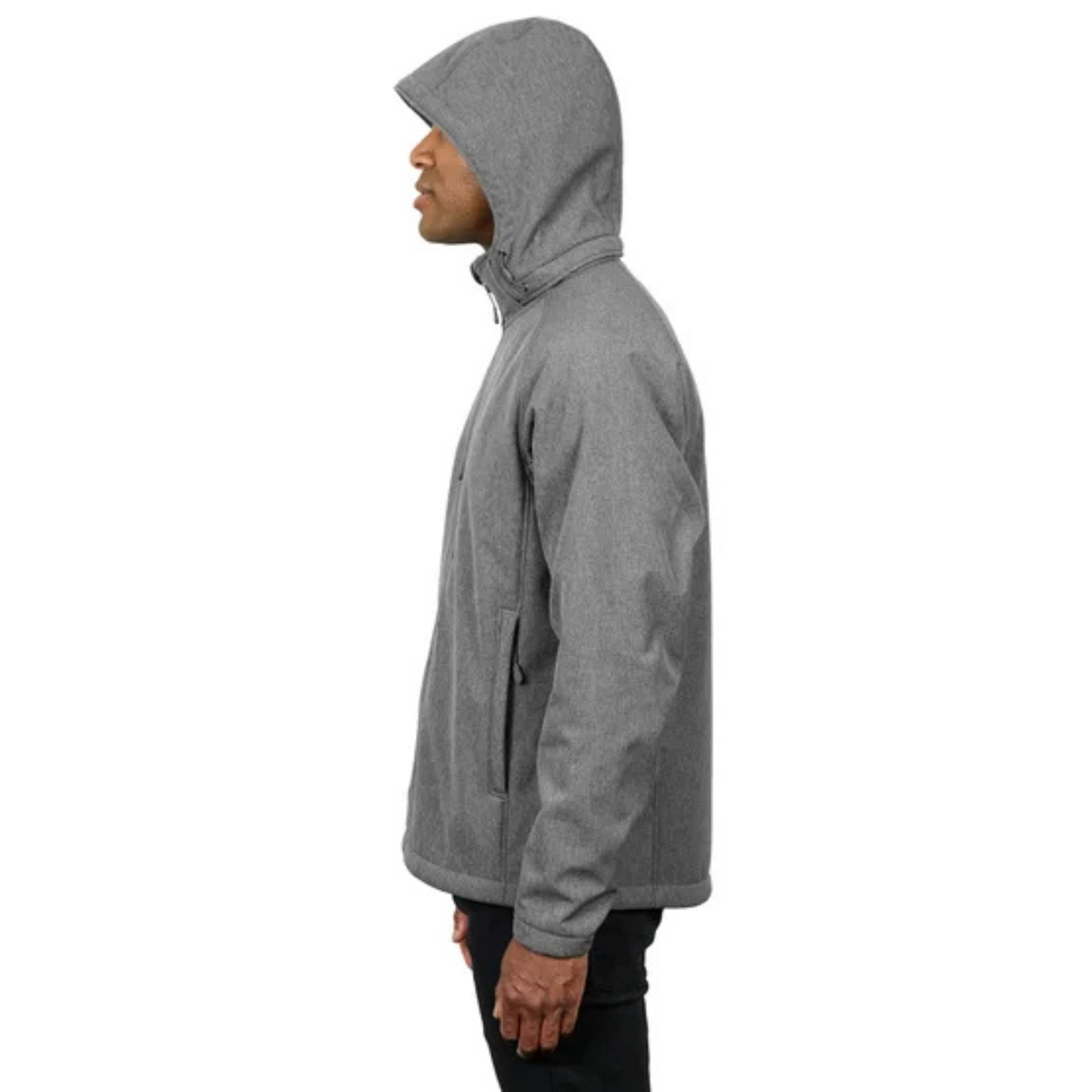 KIRKLAND SIGNATURE -  Manteau Coquille Souple pour Homme-Mens-Softshell-Jacket-Gris-Grey-1884001-1916168