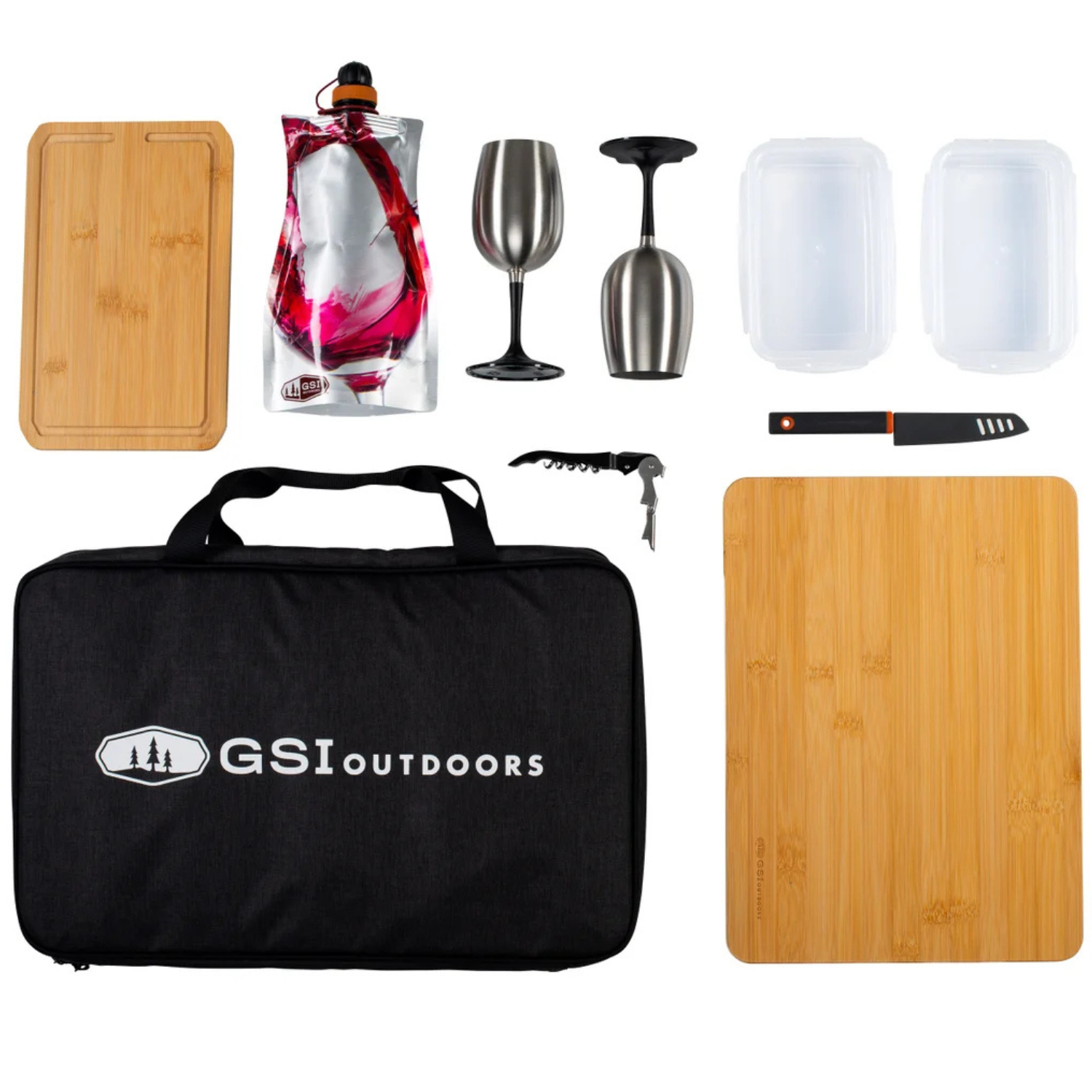 GSI OUTDOORS -  Ensemble de Pique-Nique 10 Pièces-10-piece-table-for-two-picnic-set-1799141