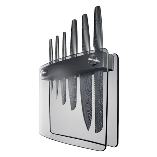 CUISINE PRO - Ensemble de Couteaux iD3 Black Samurai avec Bloc de Rangement, 7 Pièces-7-piece-Black-Samurai-Sakai-Knife-Block-Set-1892370