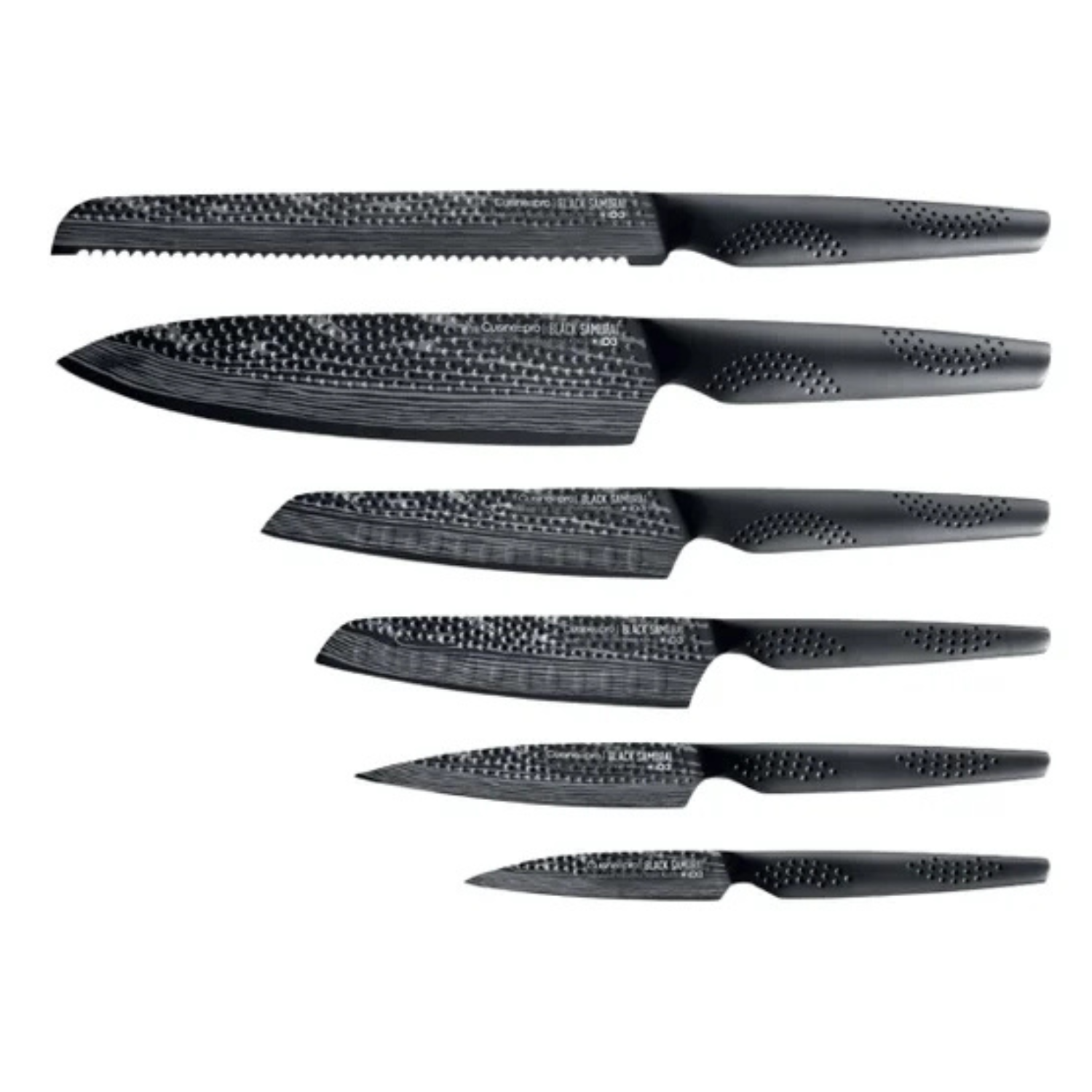CUISINE PRO - Ensemble de Couteaux iD3 Black Samurai avec Bloc de Rangement, 7 Pièces-7-piece-Black-Samurai-Sakai-Knife-Block-Set-1892370