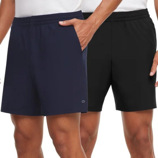 GAPFIT - Paquet de 2 Shorts pour Homme-Mens-2-Pack-Short-Noir-Marine-Black-Navy-3961121-1985257
