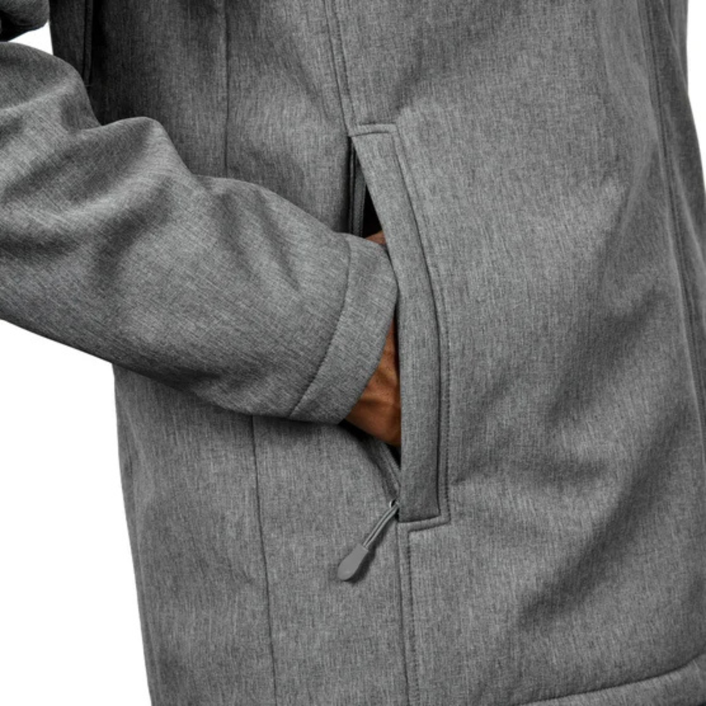 KIRKLAND SIGNATURE -  Manteau Coquille Souple pour Homme-Mens-Softshell-Jacket-Gris-Grey-1884001-1916168