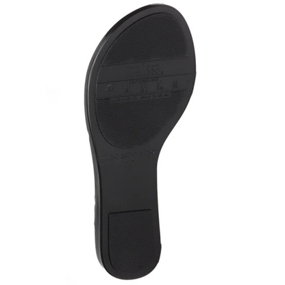 MELISSA - Sandales pour Femme-Womens-sandal-Fleur-Blanc-Noir-Flower-White-Black-1984148-2012418