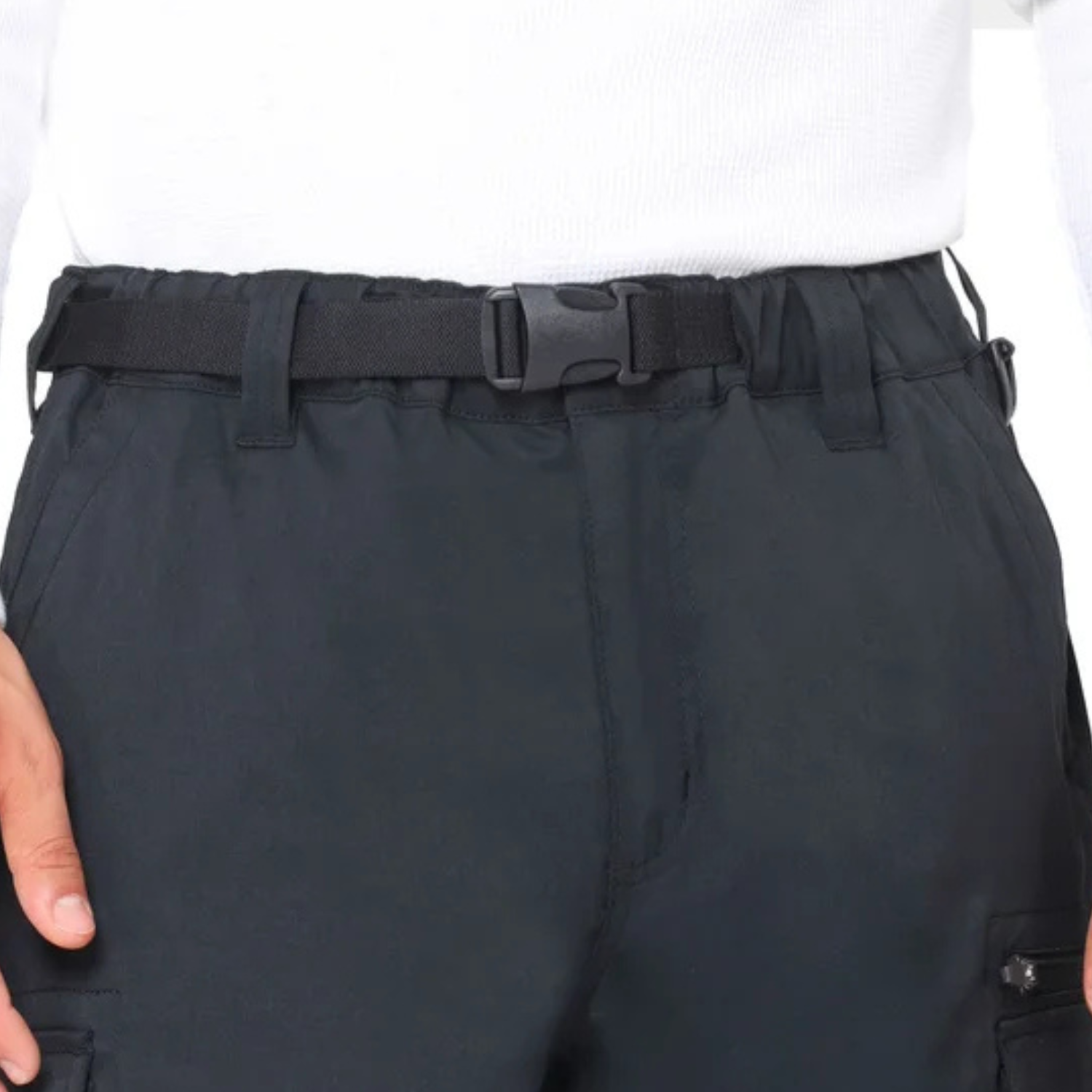 THE BC CLOTHING CO - Pantalon à Bas Amovible pour Homme-Mens-Convertible-Pant Noir-Black-375620-1972238