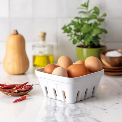 OVER & BACK - Ensemble de 3 Paniers Polyvalents en Grès - 3-Piece Multipurpose Stoneware Basket Set