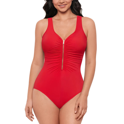 MIRADONNA BY MIRACLESUIT - Maillot de Bain pour Femme-Womens-One-piece-Swimsuit-Rouge-Red-8721602-1984192
