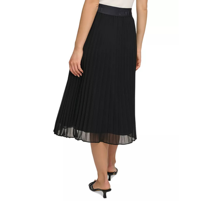 DKNY - Jupe Midi pour Femme-Womens-Midi-Skirt-Noir-Black
