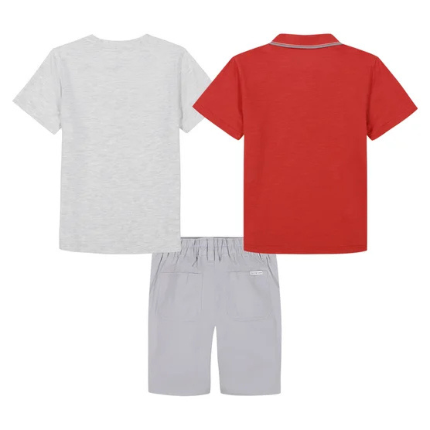 CALVIN KLEIN - Ensemble 3 Pièces pour Garçon-Boys-3-piece-Set-Rouge-Gris-Red-Grey-8324400