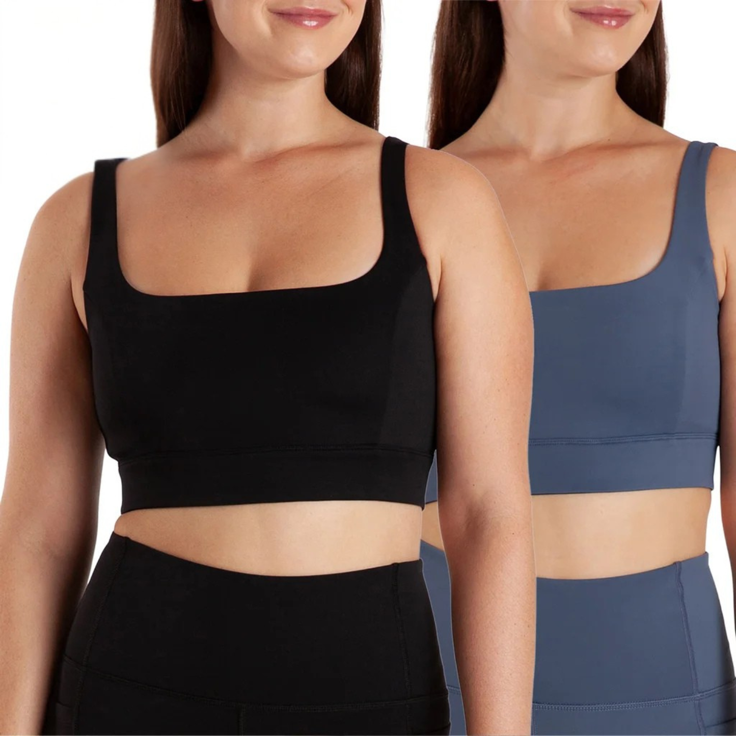 AURUM - Paquet de 2 Soutiens-Gorge de Sport pour Femme-Womens-sport-Bra-2-Pack-Noir-Bleu-Black-Blue-1991314-1983287