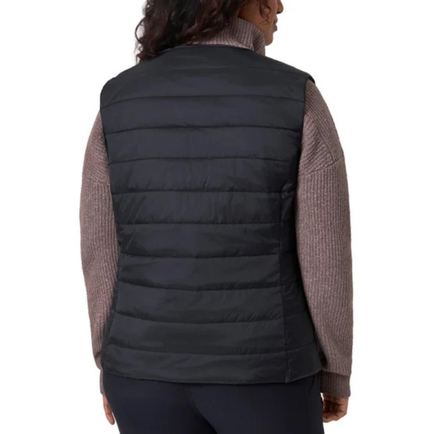 MONDETTA - Veste Sans Col pour Femme-Womens-Collarless-Vest-Noir-Black-1085500-1964489