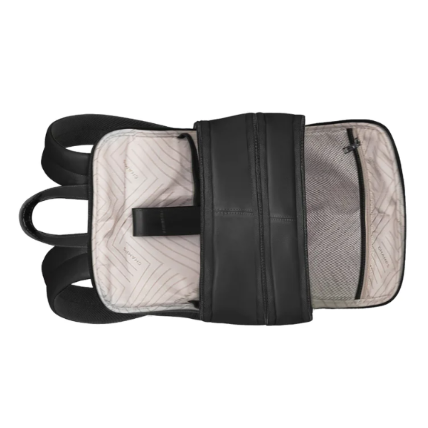 CHAMPS - Sac à Dos en Cuir-Leather-Backpack-Noir-Black-1968302