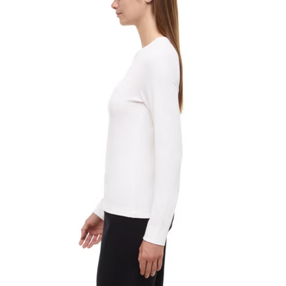 BANANA REPUBLIC - Paquet de 2 Chandails Côtelés à Manches Longues pour Femme-womens-2-pack-long-sleeve-rib-t-shirt-Blanc-Noir-White-1938353