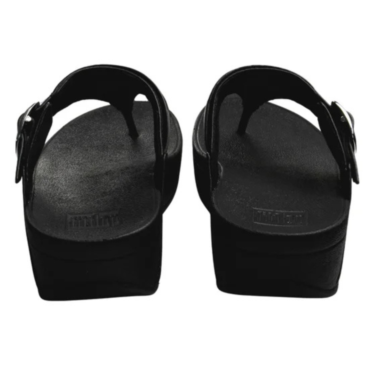 FITFLOP - Sandales Ajustables en Cuir Lulu pour Femme-Womens-Lulu-Ajustable-Leather-Toe-Post-Sandals-Noir-Black-2065381-2065375